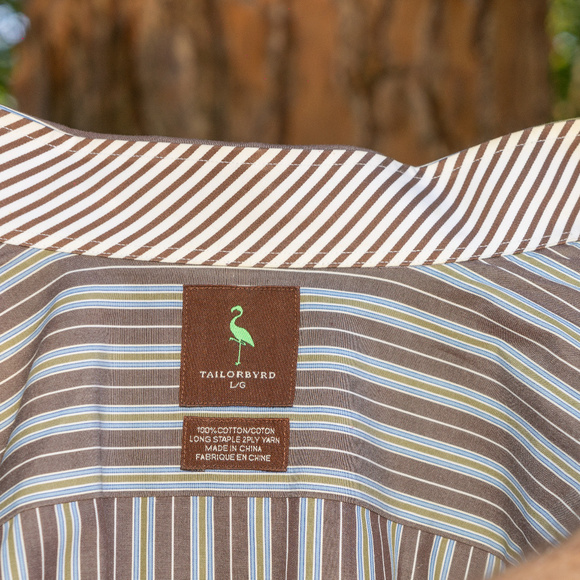 TAILORBYRD Dress Shirt (brown/blue) - Picture 4 of 4